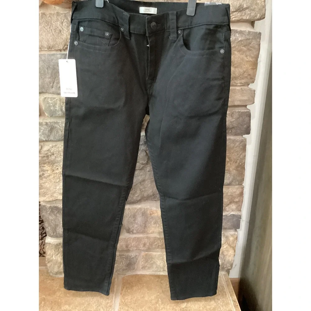 True Religion Geno Relaxed Slim Jeans Black Body Rinse Mens 36 x 31 NF NWT